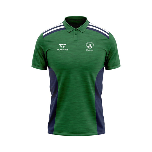 Newry Shamrocks GAC Polo Endure (Green/Navy/White) - Adults