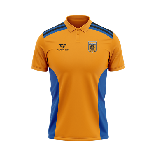 Upperlands FC Polo Endure (Orange/Blue/Black) - Adults