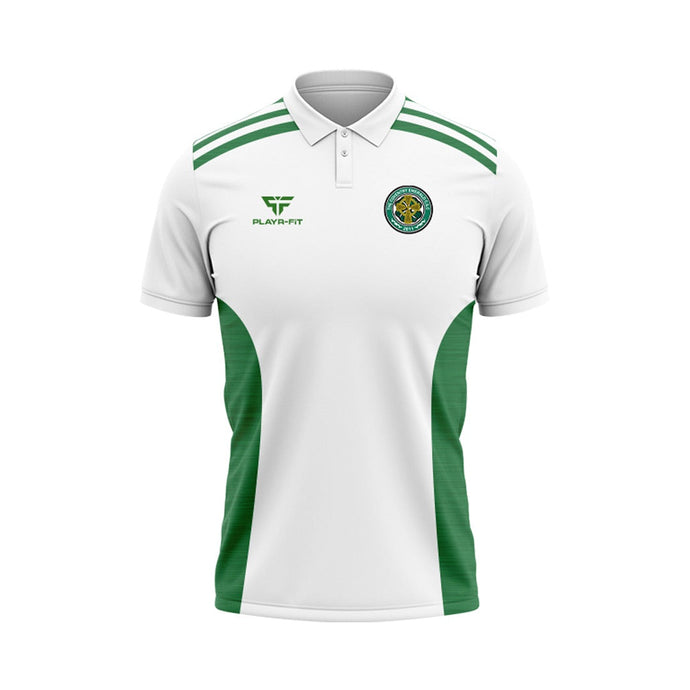 The Coventry Emerald CSC Polo Endure (White/Green) - Kids