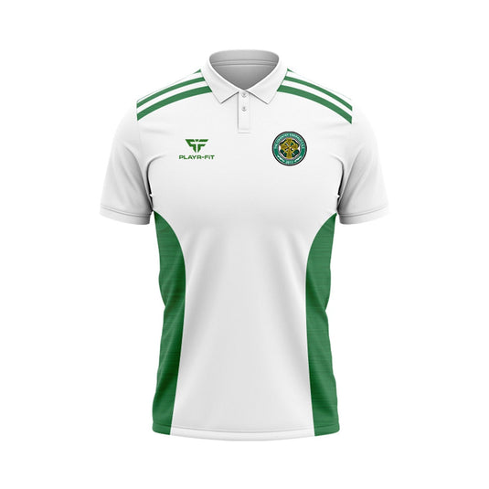 The Coventry Emerald CSC Polo Endure (White/Green) - Adults