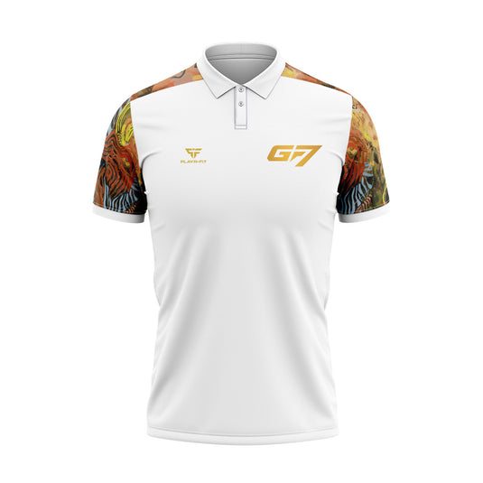 Gael Force Sevens Polo White (Sublimated) - Adults