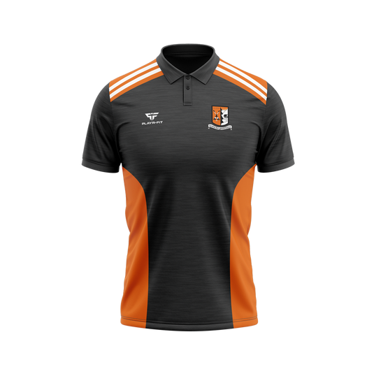 Knocks Grattans Hurling Polo Endure Black/Orange - Adults