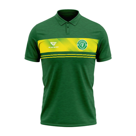 Cloghertown United FC Polo Optimum (Green/Yellow) - Kids