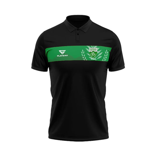 Rathfriland High School Staff Polo Optimum (Black/Green) - Adults
