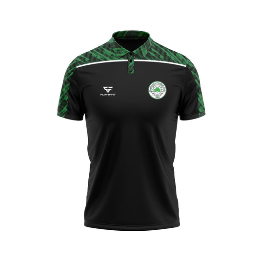 Shamrocks FC Polo Spirit (Black/Green/White) - Adults