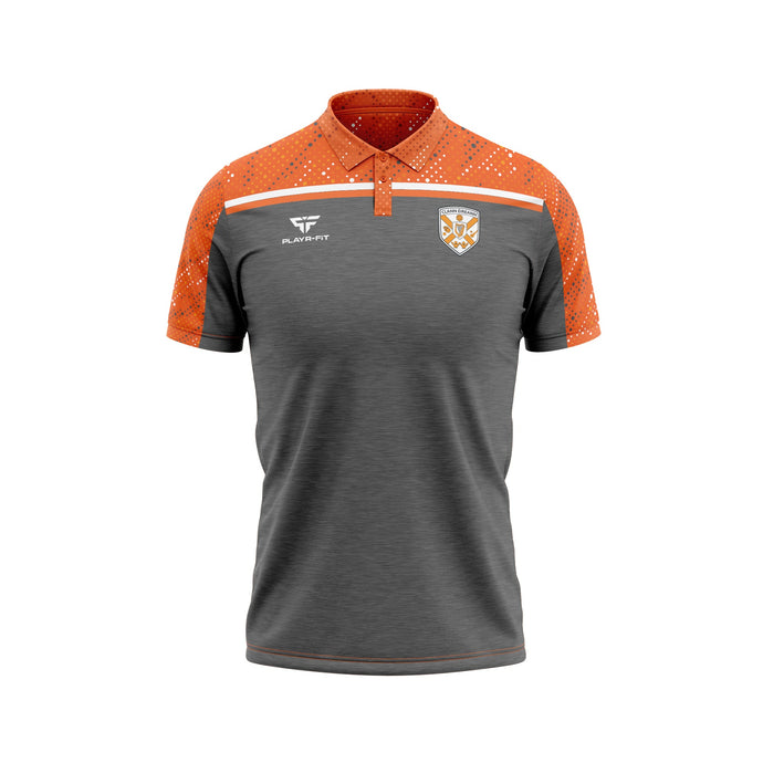 Clann Eireann Polo Spirit Grey/Orange 2025 - Adults