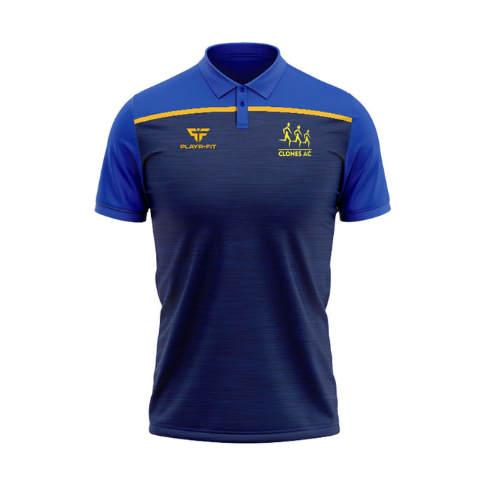 Clones Athletics Club Polo Spirit (Navy/Blue/Yellow) - Kids