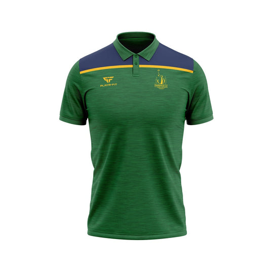 Comhaltas Clanbrassil Polo Spirit (Green/Navy/YellowGold) - Kids