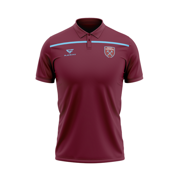 Belfast Hammers Polo Spirit (Maroon) - Adults