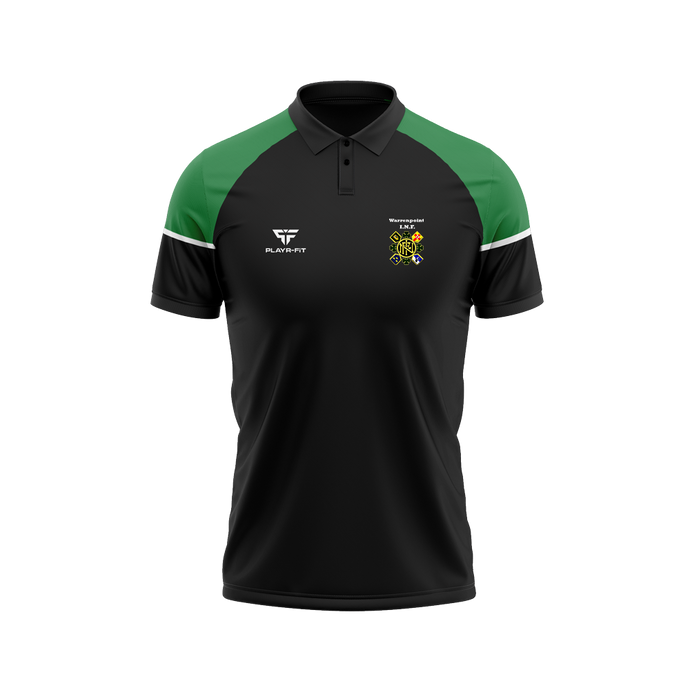 INF Warrenpoint Polo Stellar Black/Green - Kids