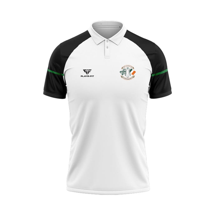 Monaghan CSC Polo Adroit (White/Black) - Adults