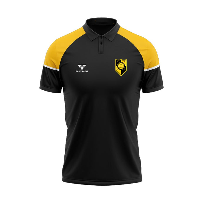 Naomh Moninne Polo Stellar (Black/YellowGold) - Adults