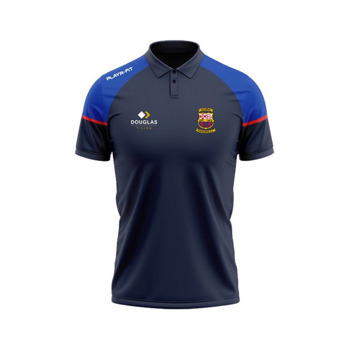 Scarva Rangers FC Polo Stellar Navy/Blue/Red - Adults