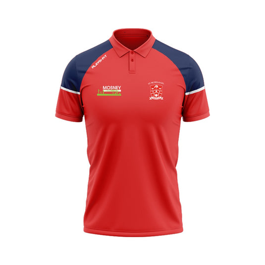 St Nicholas GFC Drogheda Polo Stellar (Red/Navy) - Adults