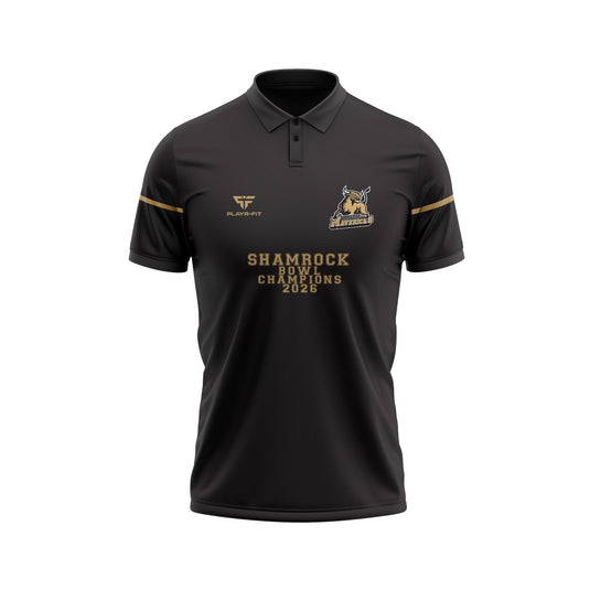 Louth Mavericks Polo Stellar - Black - Adults
