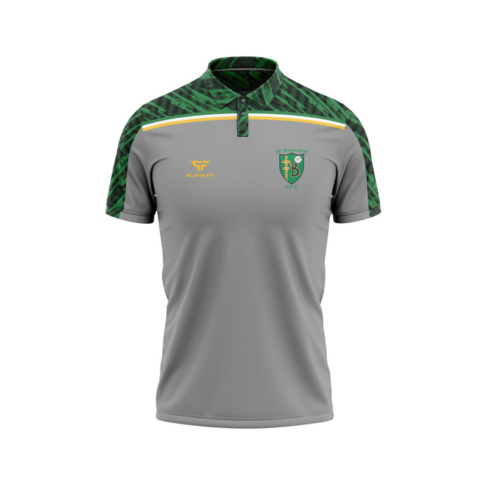 St Barnabas GFC NY Polo Spirit (Sublimated) Grey/Green - Kids