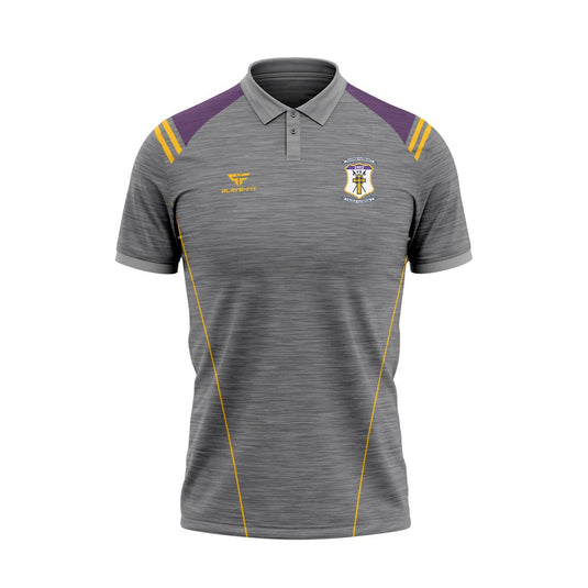 St Pats Wexford Polo Vigour (Grey/Purple/Yellow) - Adults