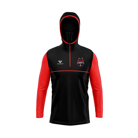 Cork Chiefs Tag Rugby Hybrid Pro Hoodie - Adults