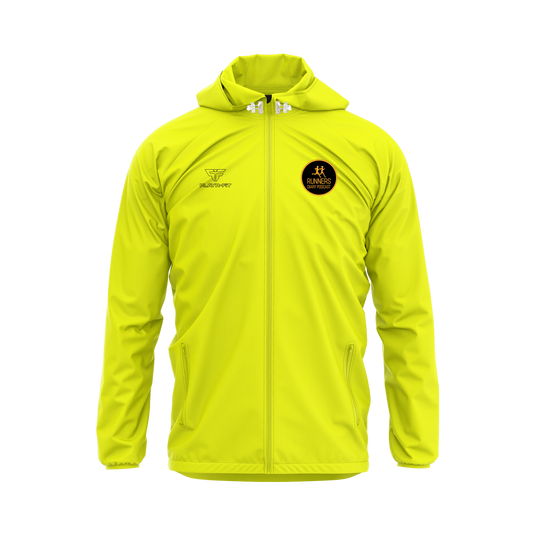 Runners Diary Podcast Sublimated Rain Jacket - Adults