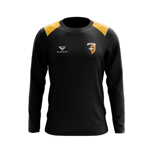 Crossmaglen Rangers Crew Neck Stellar (Black/Yellow) - Adults