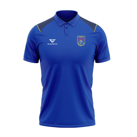 Doyle FC Polo (Blue/Navy/Yellow) - Adults