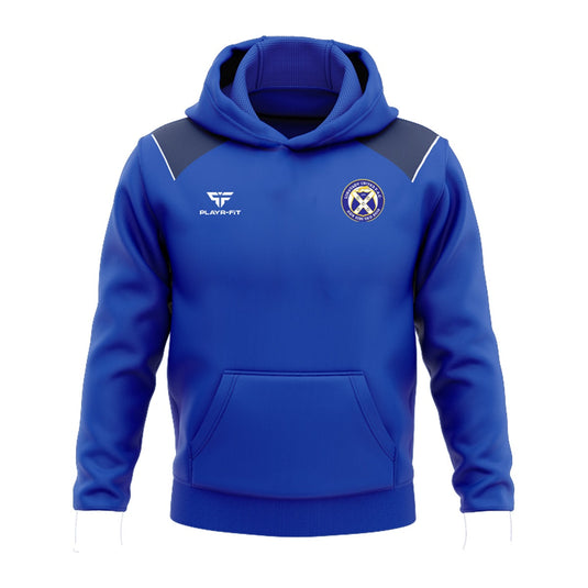 Limavady United FC Hoodie (Blue/Navy/White) - Kids