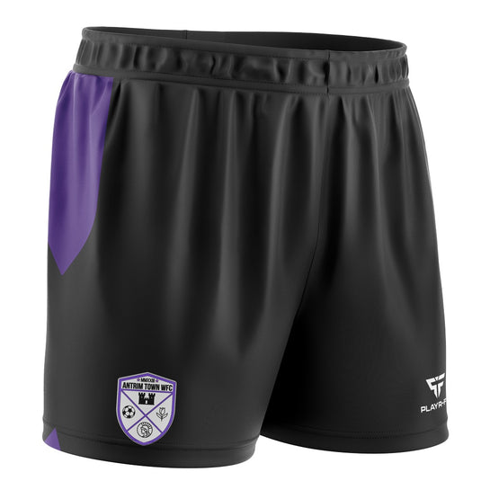 Antrim Town WFC Pro Soccer Shorts (Cut & Sew) - Adults