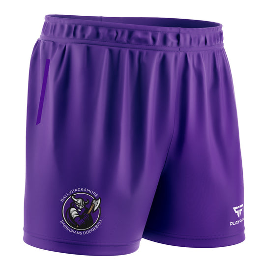 Ballyhackamore Dodgeball Club Sublimated Playing Shorts with Zip - Adults