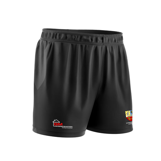 Banbridge Town Ladies Pro Soccer Shorts (Cut & Sew) (Black) - Kids