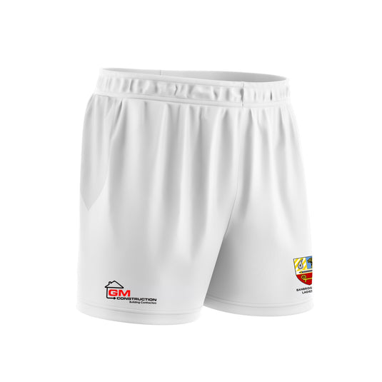 Banbridge Town Ladies Pro Soccer Shorts (Cut & Sew) (White) - Adults