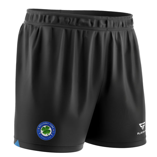 Bellaghy Town FC Pro Soccer Shorts (Cut & Sew) - Adults [Black]