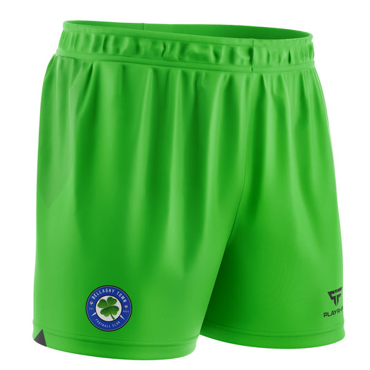Bellaghy Town FC Pro Soccer Shorts (Cut & Sew) - Adults [Green]