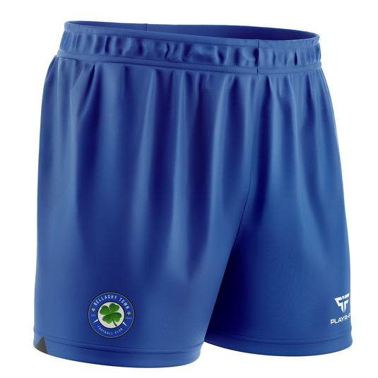 Bellaghy Town FC Pro Soccer Shorts (Cut & Sew) - Adults [Blue]