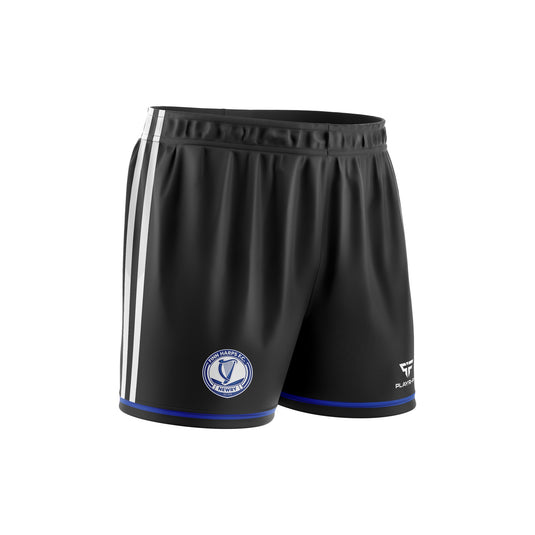 Finn Harps FC Pro Soccer Shorts (Cut & Sew) Home 2 Stripes - Kids