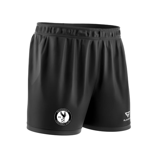 Ravensdale FC Pro Soccer Shorts (Cut & Sew) Black - Kids