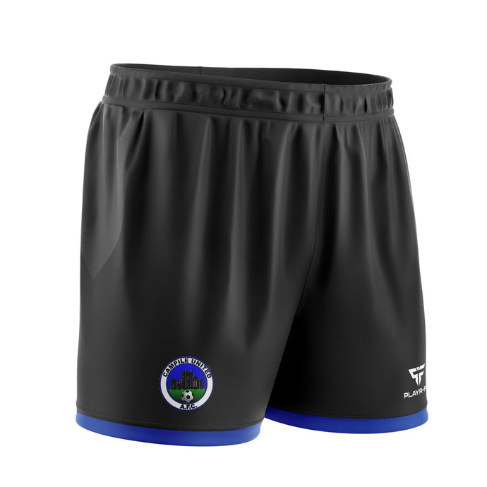 Campile United AFC Pro Soccer Shorts (Playing) - Black - Adults