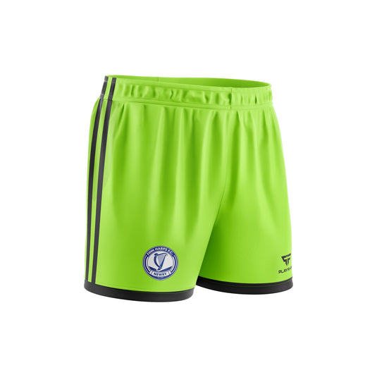 Finn Harps FC Pro Soccer Shorts (Sublimated (Green/Black) - Adults