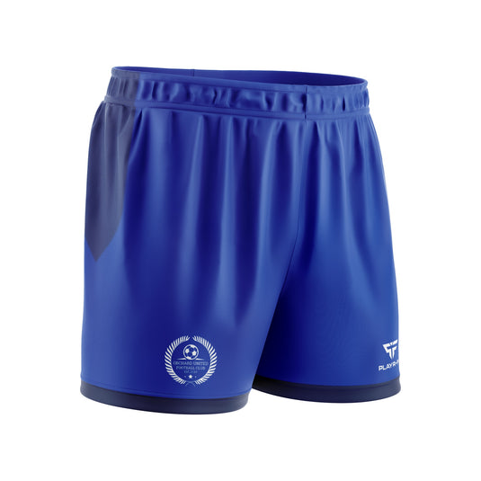 Orchard United FC Pro Soccer Shorts (Cut & Sew) Home (Blue) - Adults