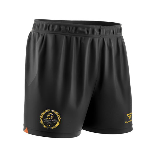 Orchard United FC Pro Soccer Shorts (Cut & Sew) Away (Black) - Adults