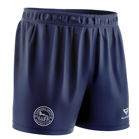 Churchill United FC Pro Soccer Shorts (Navy) - Adults