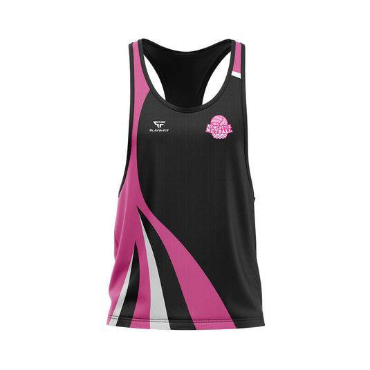 Newcastle Netball Netball Vest (includes Velcro Patch) - Kids