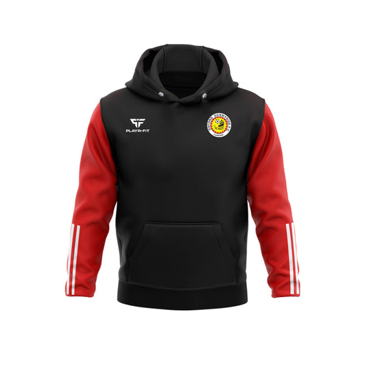 Oxford Sunnyside FC Hoodie Adroit (Red/Black) - Adults