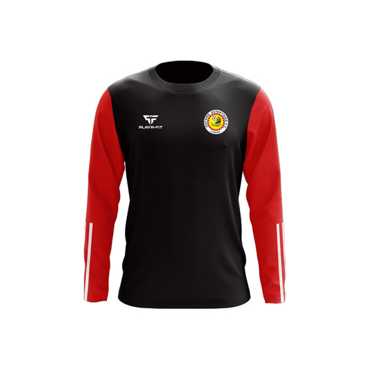 Oxford Sunnyside FC Crew Neck Adroit (Black/Red) - Kids