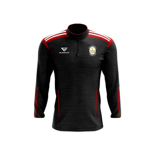 Midway United Midlayer (1/4 Zip) Adroit Black/Red - Kids