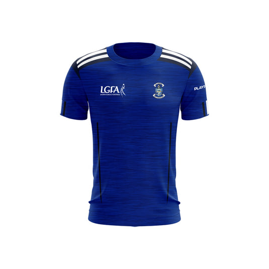 Old Leighlin LGFA T-Shirt Adroit Royal Blue/Black - Adults