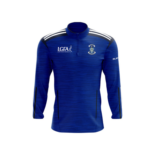 Old Leighlin LGFA Midlayer (1/4 Zip) Adroit Royal Blue/Black - Adults