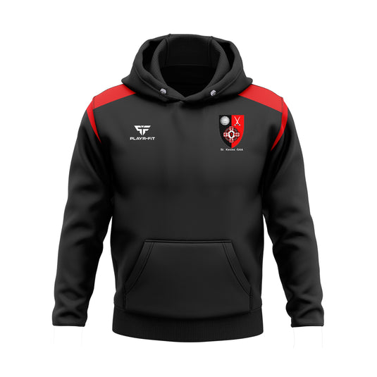 St Kevins Club Hoodie Adroit Black/Red - Adults