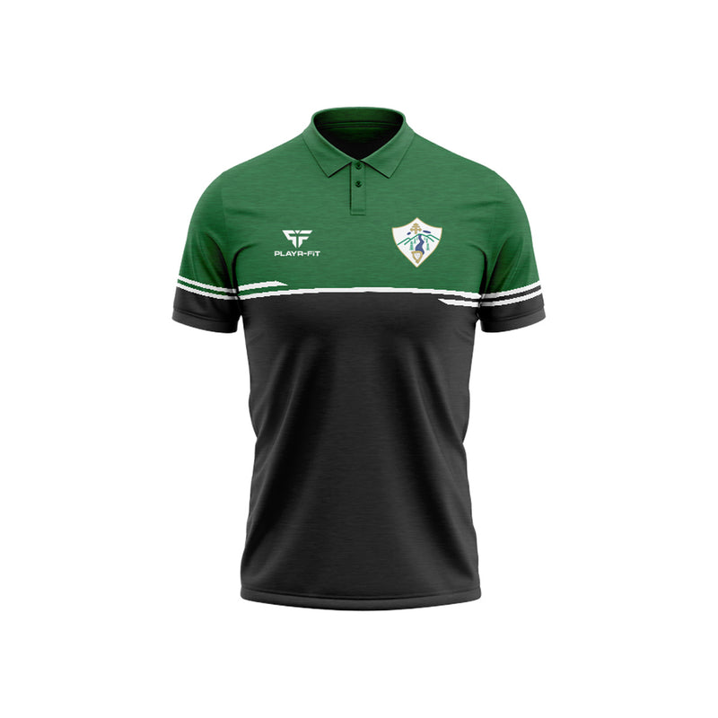 Load image into Gallery viewer, St Michaels PS Clady Staff Polo Courage Black/Green - Adults
