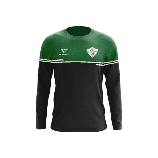 St Michaels PS Clady Students Crew Neck Courage Black/Green - Adults