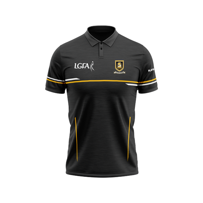 Mourneabbey LGFA Polo Courage (Black/White/Yellow Gold) - Adults